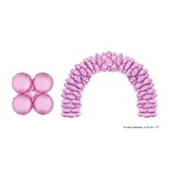 Folieballonnen Ballonnenboog Roze Rond - 10 Stuks