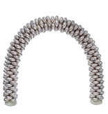 Ballonnenboog Met Folieballonnen Rond Zilver