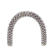 Ballonnenboog Met Folieballonnen Rond Zilver