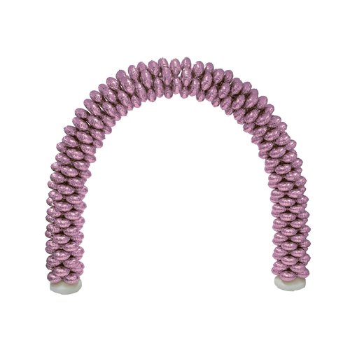 Ballonnenboog Met Folieballonnen Rond Roze