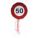 Trekpiñata Verkeersbord 50 Jaar