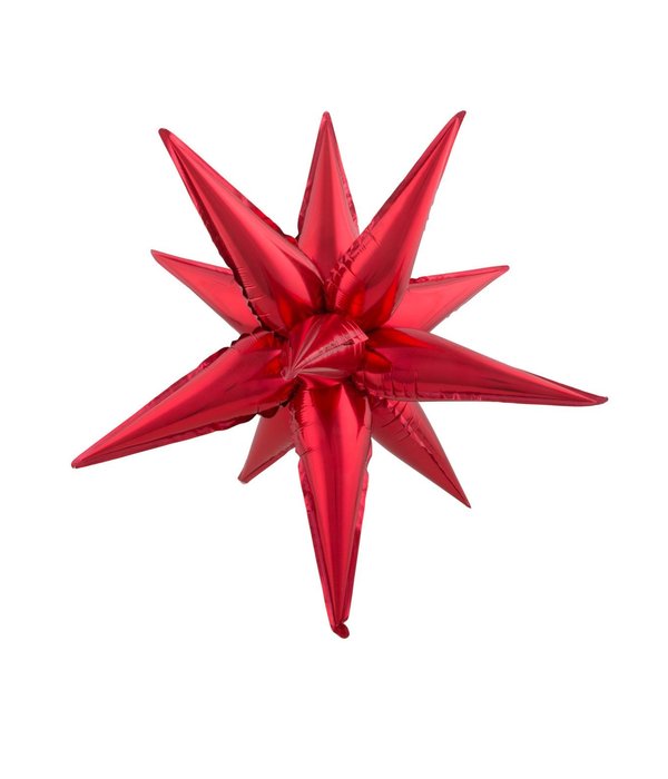 Folieballon Ster Rood Groot