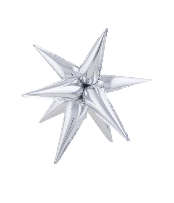 Folieballon Ster Zilver