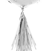 Ballonnen Tassels Zilver - 5 Stuks