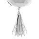 Ballonnen Tassels Zilver - 5 Stuks