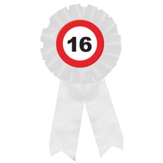 Rozet Verkeersbord 16 Jaar