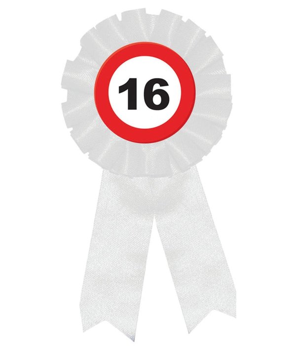 Rozet Verkeersbord 16 Jaar