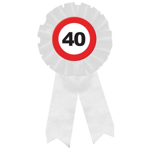 Rozet Verkeersbord 40 Jaar