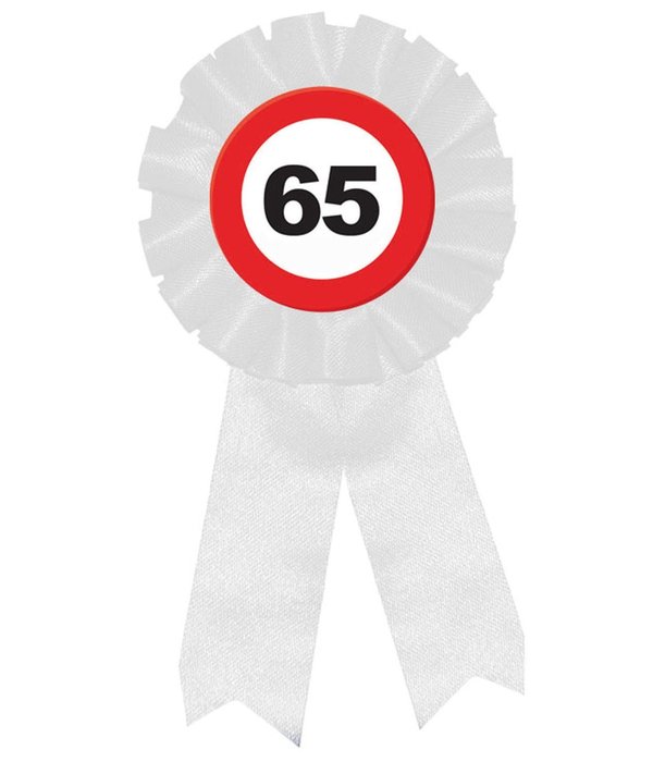 Rozet Verkeersbord 65 Jaar