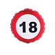 Folieballon verkeersbord 18 jaar