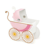 Geboorte Decoratie Kinderwagen Meisje - 10 Stuks
