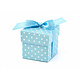 Geschenkdoosjes Blauw Met Stippen - 10 Stuks
