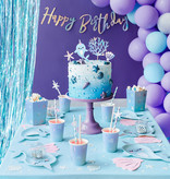 Feestgordijn Lichtblauw