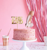 Feestgordijn Lichtroze