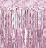 Feestgordijn Lichtroze