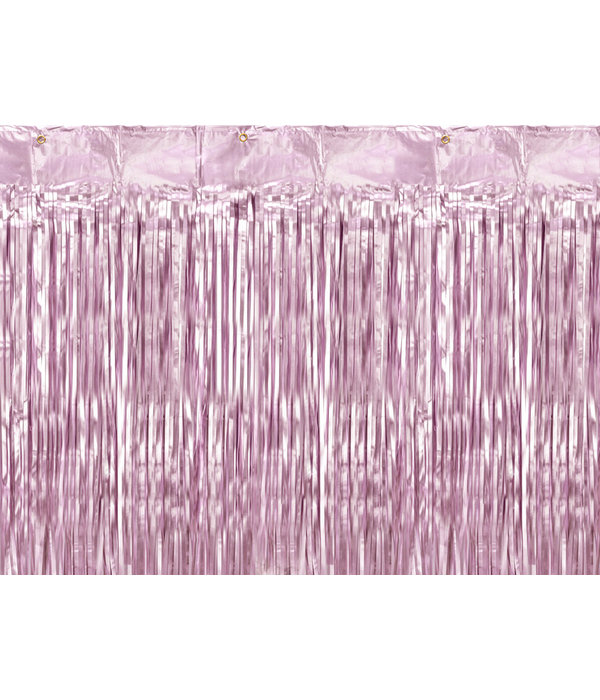 Feestgordijn Lichtroze