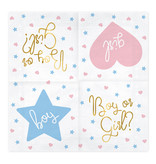 Gender Reveal 'Boy or Girl' servetten