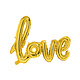 Folieballon Love Goud - 73 x 59cm