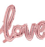 Folieballon Love Rosé Goud - 73 x 59cm