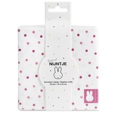 Servetten Nijntje Roze - 20 Stuks