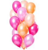 Ballonnen Peachy Pink Metallic Premium - 15 Stuks