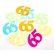 65 Jaar Tafelconfetti XL multikleur
