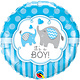 Folieballon It's A Boy Blauw Olifant - 45 cm