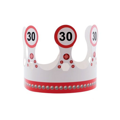 Kroon 30 jaar  Verkeersbord