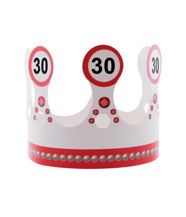 Kroon 30 jaar  Verkeersbord