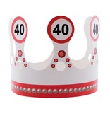 Kroon 40 jaar  Verkeersbord