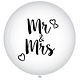 XL Ballon Mr. & Mrs. Wit - 90 cm