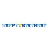 Letter Banner 1st Birthday blauw