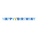 Letter Banner 1st Birthday blauw