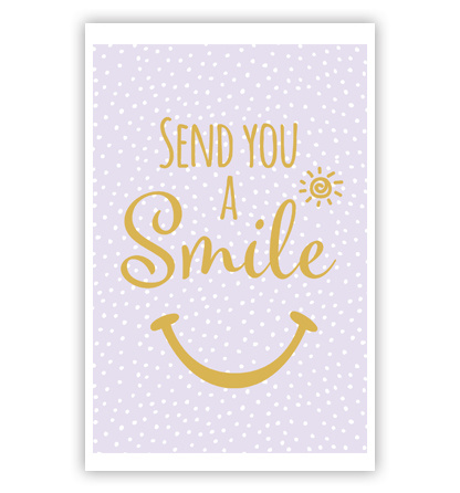 Beterschapskaart Smile afbeelding
