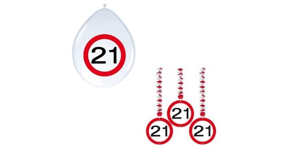 Verkeersbord 21 jaar