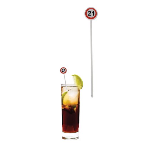 Roerstokjes verkeersbord 21 jaar