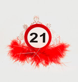 21 Jaar Verkeersbord Tiara