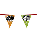 Holografische vlaggenlijn '40' (8 m)