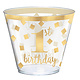 Feestbekers 1st Birthday Goud - 30 Stuks