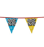 Vlaggenlijn Holografisch 25 Jaar - 8 Meter