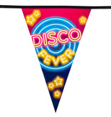 Vlaggenlijn Disco Party Plastic - 6 Meter