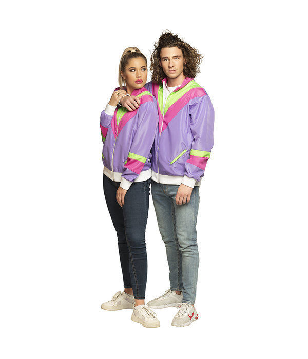 Fout Trainingsjasje Jaren 80 Heren Paars