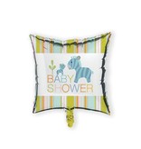 Folieballon Babyshower Zebra Jungle - 46 cm