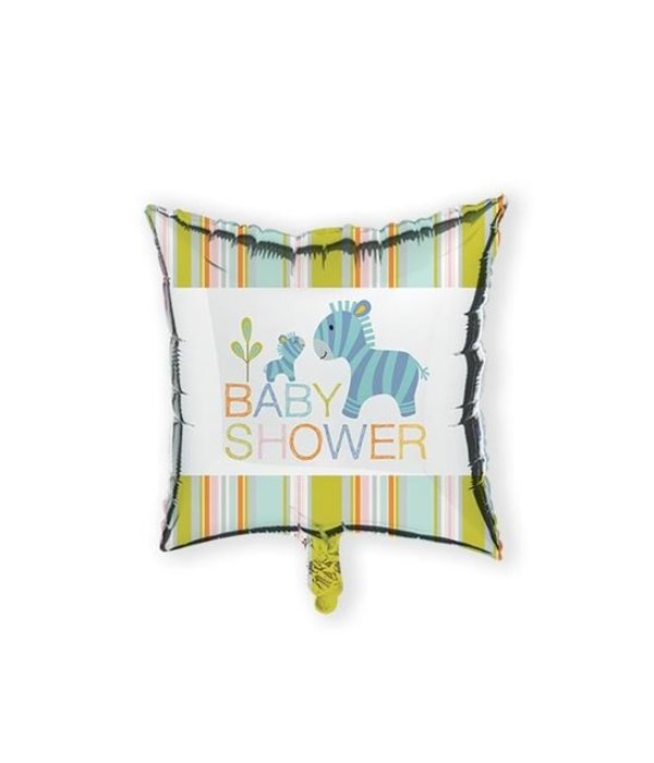 Folieballon Babyshower Zebra Jungle - 46 cm
