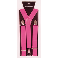 Neon Roze Feestbretels