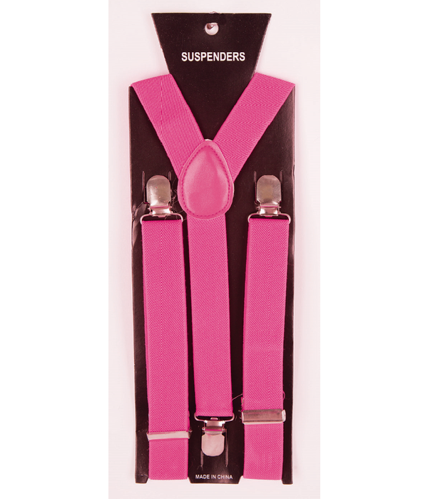 Neon Roze Feestbretels