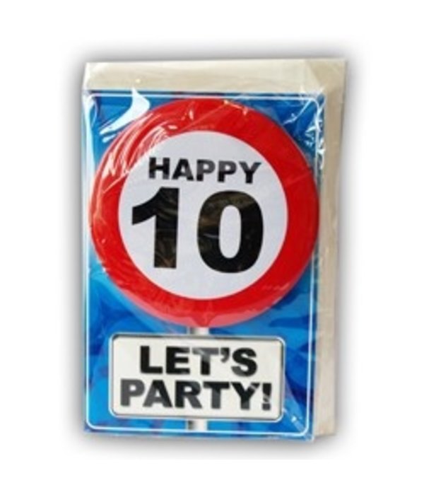 Happy Age Kaart - 10 Jaar