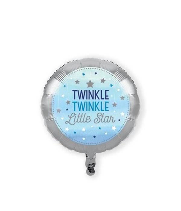 Folieballon Twinkle Jongen - 46 cm