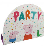 Peppa Pig Uitnodigingskaartjes met envelop 8 stuks