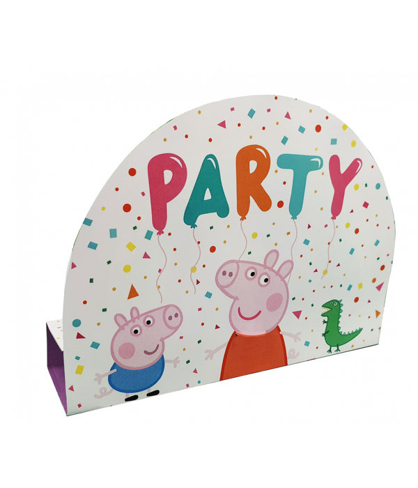Peppa Pig Uitnodigingskaartjes met envelop 8 stuks